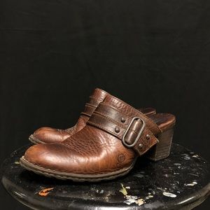 Born Leather Clogs